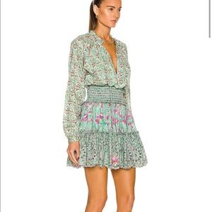 Hemant & Nandita Hera Skater Long Sleeve Dress